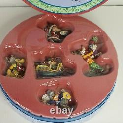 Jim Shore Traditions Mikey Mousse Holiday Ornament Set Retired Rare