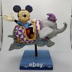 Jim Shore Volant Dumbo Ride Disney Traditions Éléphant Mickey Mouse Retraité