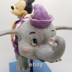 Jim Shore Volant Dumbo Ride Disney Traditions Éléphant Mickey Mouse Retraité