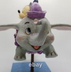 Jim Shore Volant Dumbo Ride Disney Traditions Éléphant Mickey Mouse Retraité