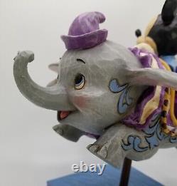 Jim Shore Volant Dumbo Ride Disney Traditions Éléphant Mickey Mouse Retraité