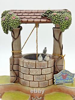 Jim Shore Walt Disney Showcase Base d'affichage Blanche-Neige 8 Wishing Well 4013987