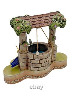 Jim Shore Walt Disney Showcase Base d'affichage Blanche-Neige 8 Wishing Well 4013987