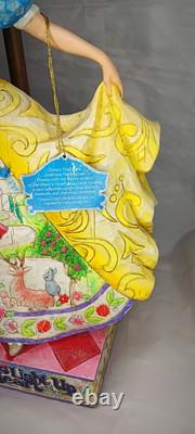 Lampe Blanche-Neige Jim Shore Disney Happy Endings 2005 Retirée avec Étiquette Sans Abat-jour