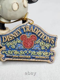 MIGNON Disney Jim Shore Showcase Steamboat Willie Mickey Mouse L'étiquette Originale