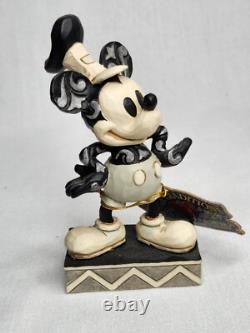 MIGNON Disney Jim Shore Showcase Steamboat Willie Mickey Mouse L'étiquette Originale