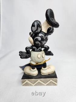 MIGNON Disney Jim Shore Showcase Steamboat Willie Mickey Mouse L'étiquette Originale