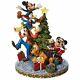 Merry Tree Trimming Jim Shore Disney Traditions 6008979 Noël Mickey Nouveau