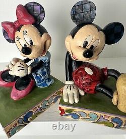 Mickey et Minnie Disney Traditions Jim Shore Serre-livres 4026094 Enesco Arrête-livre