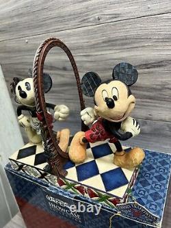 Miroir Jim Shore Disney Mickey Mouse 80 ans de rires Figurine Jim Shore