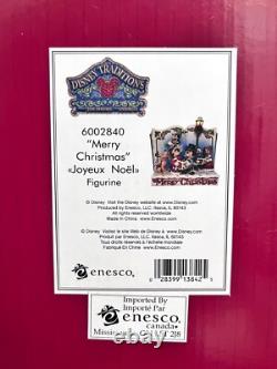 NIB Jim Shore Traditions Disney JOYEUX NOËL (MICKEY, MINNIE, GOOFY, ETC)