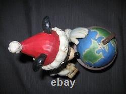 NIB Jim Shore Walt Disney Showcase Collection Ancien Père Noël Mickey figurine