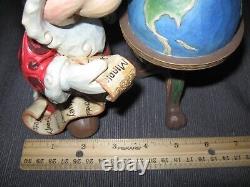 NIB Jim Shore Walt Disney Showcase Collection Ancien Père Noël Mickey figurine