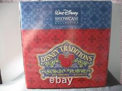 NIB Jim Shore Walt Disney Showcase Collection Ancien Père Noël Mickey figurine