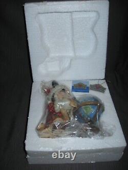 NIB Jim Shore Walt Disney Showcase Collection Ancien Père Noël Mickey figurine
