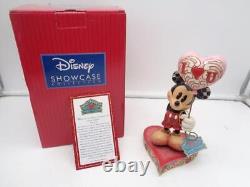 NOUVEAU Mickey Mouse avec ballon en forme de cœur 4026087 Disney Traditions Jim Shore Enesco