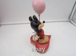 NOUVEAU Mickey Mouse avec ballon en forme de cœur 4026087 Disney Traditions Jim Shore Enesco
