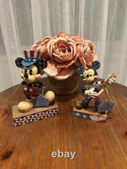 NOUVELLES Figurines Patriotiques Mickey Mouse de Jim Shore - Disney Traditions