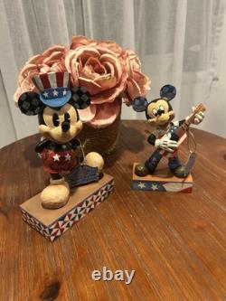 NOUVELLES Figurines Patriotiques Mickey Mouse de Jim Shore - Disney Traditions