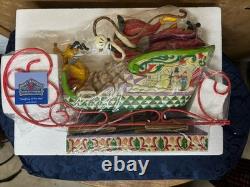 NOUVELLE Figurine Enesco Jim Shore Disney Traditions Riant tout le chemin NOUVEAU