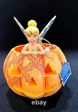 Nib Jim Shore Halloween A Pixie Traat Walt Disney Showcase Tinker Bell Rare