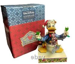 Nouveau Jim Shore Disney Traditions Donald Duck Débranché pour les Fêtes Emballage d'Origine