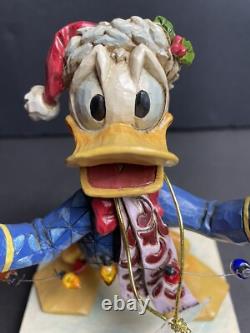 Nouveau Jim Shore Disney Traditions Donald Duck Débranché pour les Fêtes Emballage d'Origine