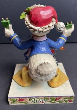 Nouveau Jim Shore Disney Traditions Donald Duck Débranché pour les Fêtes Emballage d'Origine