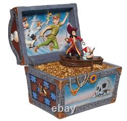 Nouveau Tableau de Traditions Disney Jim Shore : Trésors Éparpillés Peter Pan et Capitaine Crochet