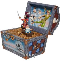 Nouveau Tableau de Traditions Disney Jim Shore : Trésors Éparpillés Peter Pan et Capitaine Crochet
