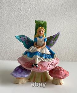 Nouvelle figurine en champignon Disney Alice au pays des merveilles de Jim Shore