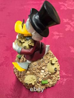 RARE Disney Traditions Showcase Enesco Tirelire Scrooge McDuck de DuckTales