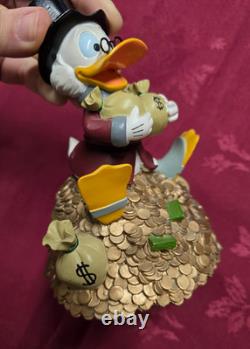 RARE Disney Traditions Showcase Enesco Tirelire Scrooge McDuck de DuckTales