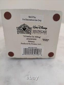 RARE Jim Shore Disney Traditions Donald Duck Je préfère faire de la randonnée 4038496