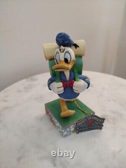 RARE Jim Shore Disney Traditions Donald Duck Je préfère faire de la randonnée 4038496