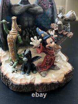 RARE Jim Shore Disney Traditions Sorcier Mickey Fantasia Symphonie 4031486
