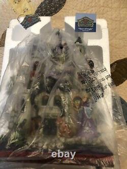 Rare Disney Jim Shore Halloween Villains Tower Of Fright Maléfique Ursula Mib