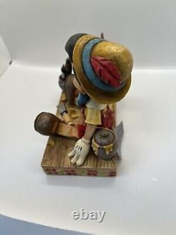 Rare Disney Traditions Jim Shore Pinocchio Sculpté Du Cœur 4005220