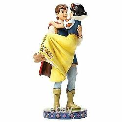 Rare Jim Shore Disney Traditions Blanche-neige & Le Prince Figurine 9.5 4049623