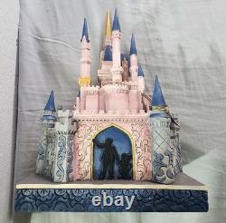 SIGNÉ Disney Traditions Château de Cendrillon Jim Shore 50e anniversaire WDW