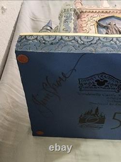 SIGNÉ Disney Traditions Château de Cendrillon Jim Shore 50e anniversaire WDW