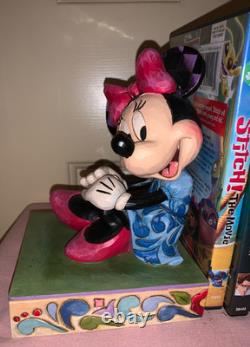 Serre-livres Jim Shore Mickey et Minnie Disney Traditions-Enesco d’occasion sans boîte