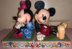 Serre-livres Jim Shore Mickey et Minnie Disney Traditions-Enesco d’occasion sans boîte