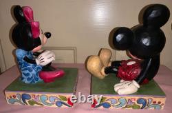 Serre-livres Jim Shore Mickey et Minnie Disney Traditions-Enesco d’occasion sans boîte