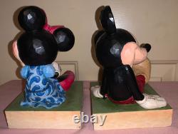 Serre-livres Jim Shore Mickey et Minnie Disney Traditions-Enesco d’occasion sans boîte