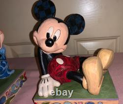Serre-livres Jim Shore Mickey et Minnie Disney Traditions-Enesco d’occasion sans boîte