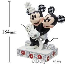 Statue Enesco DISNEY TRADITIONS Figurine 100ème Anniversaire Minnie Mickey 19cm