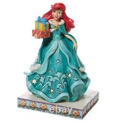 Statue Enesco Jim Shore Ariel avec cadeaux en taille standard