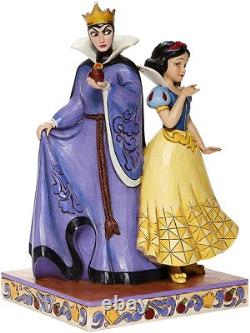 Statue Jim Shore Disney Traditions Blanche-Neige & Reine Maléfique Évil et Innocence