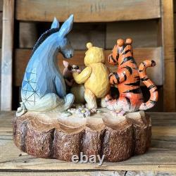Statue Jim Shore Winnie L'Ourson 'Toi, Moi et le Petit Pot de Miel' 4037502 Tradition Disney